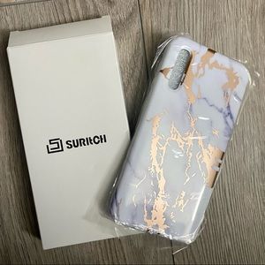 NWT SURITCH Case for Galaxy A50 Marble Rose Gold